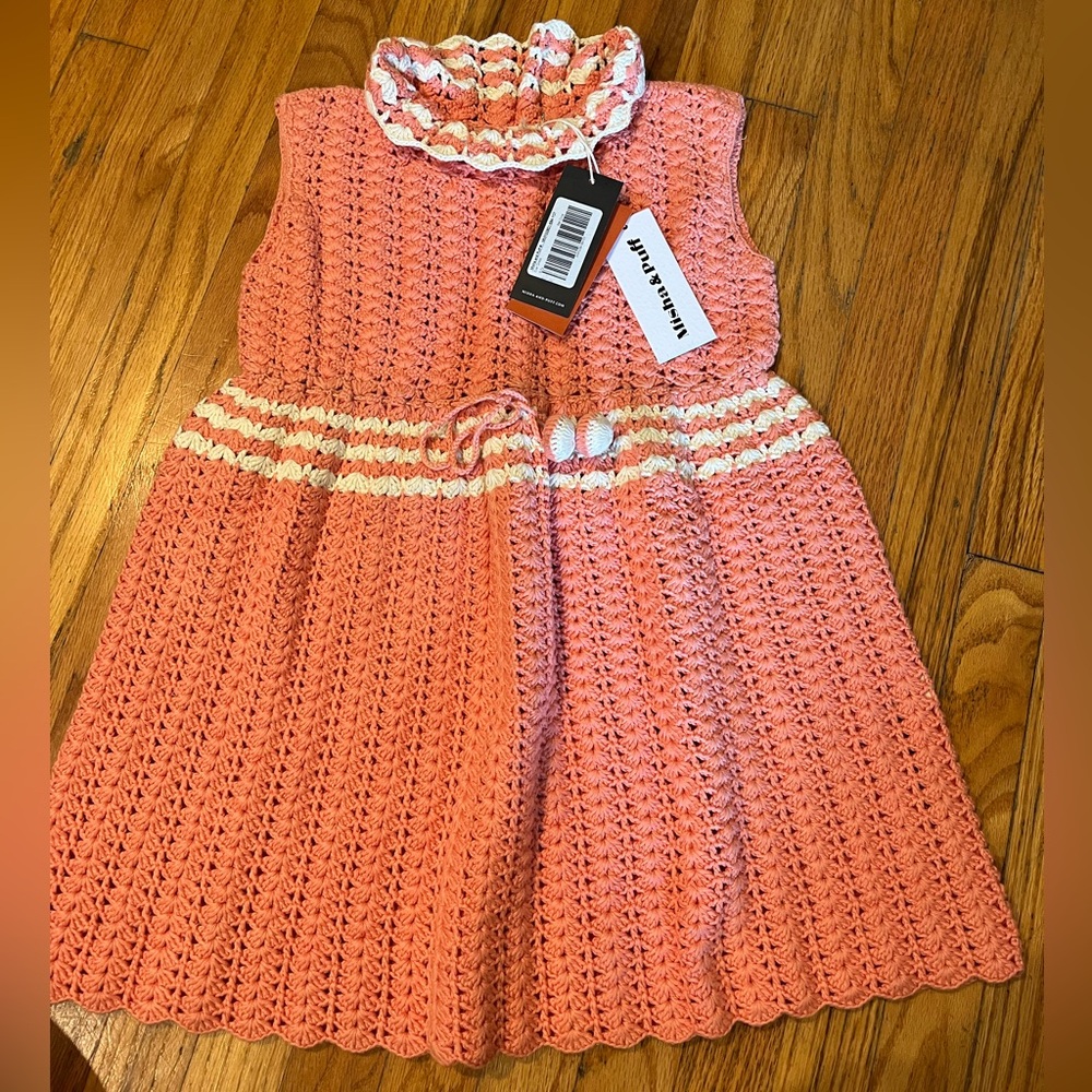 Misha And Puff Pink Cowl Neck Sleeveless Sundress
